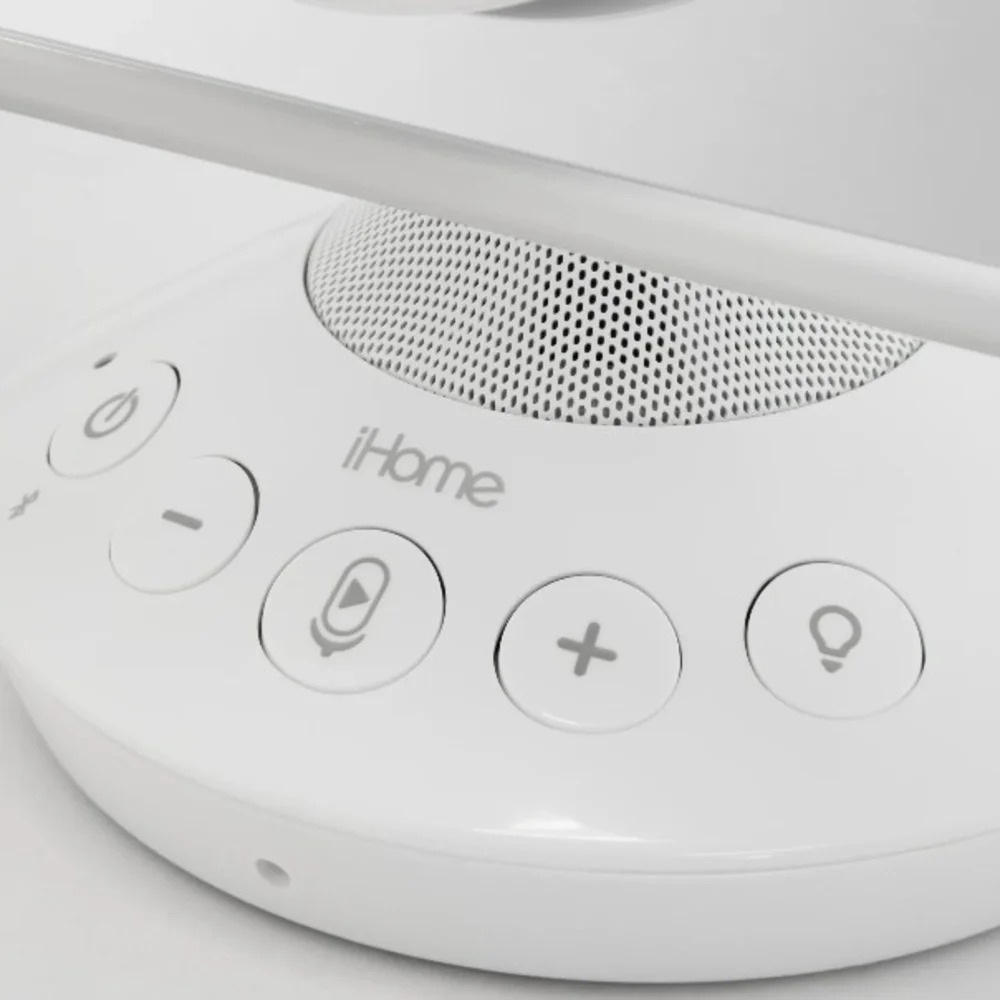iHome White Bluetooth Vanity Mirror